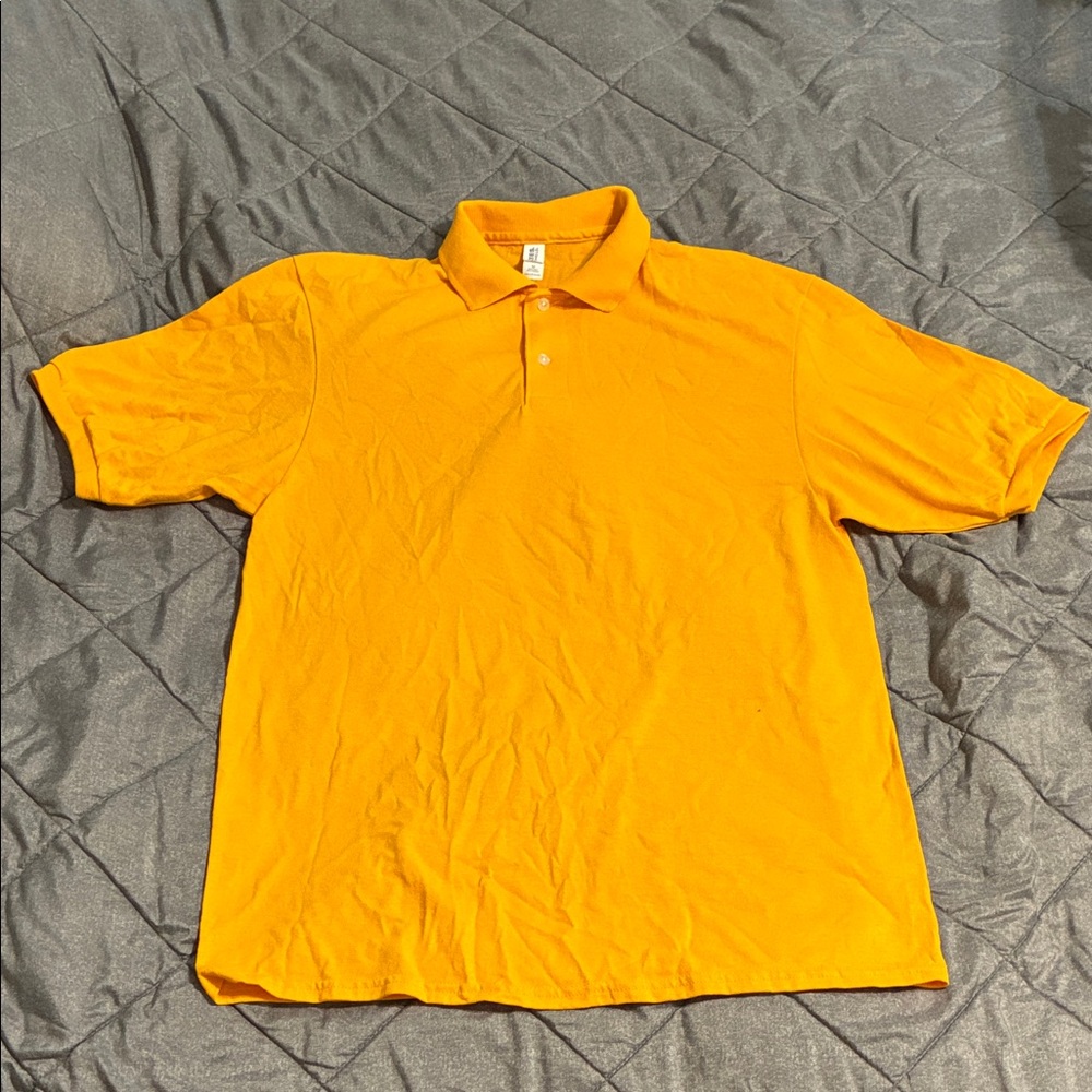 Jerzees Yellow Gold Polo Shirt